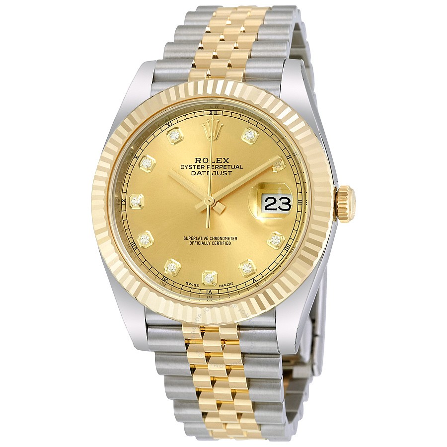 rolex-datejust-41-champagne-diamond-steel-and-18k-yellow-gold-jubilee-men_s-watch-126333cdj
