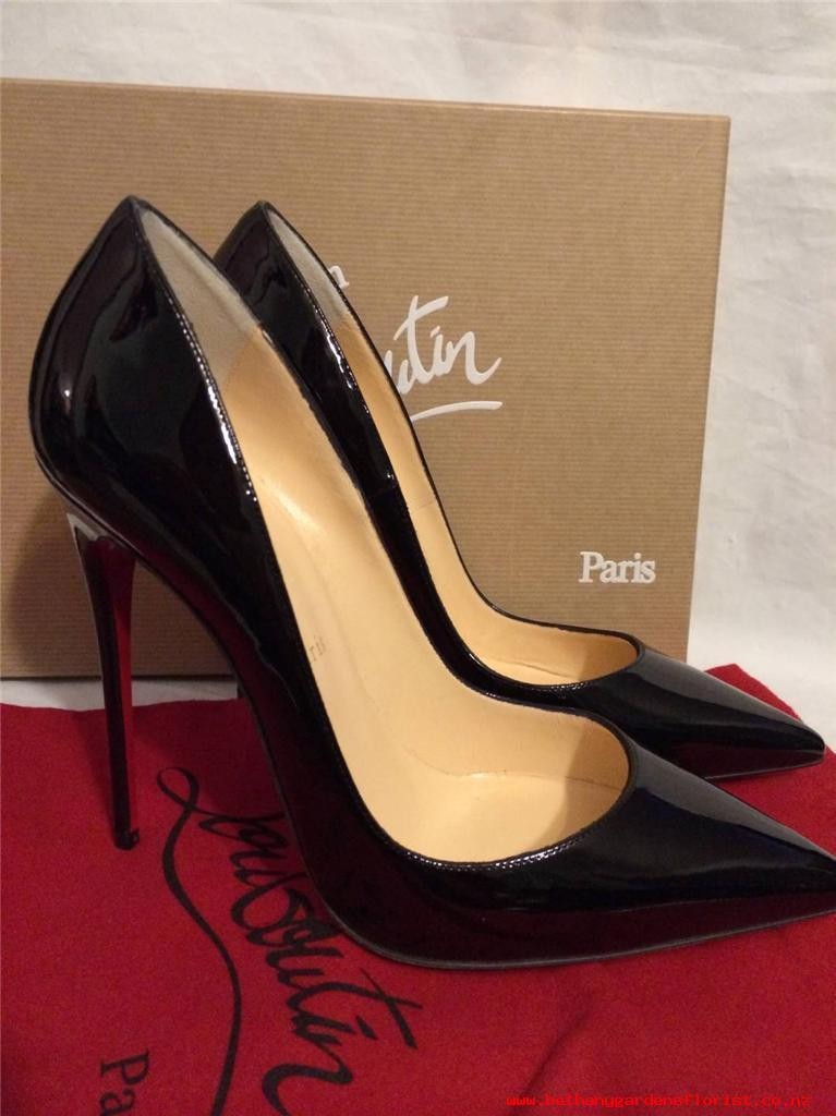 Women Christian Louboutin So Kate 120 Patent Leather Stilletto Heels Size 365 Black Pumps Pumps on Sale_12