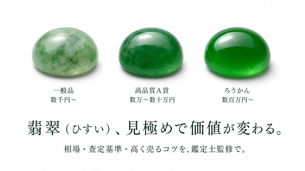 翡翠（ひすい）買取の相場は？査定基準と高く売るコツ【鑑定士監修