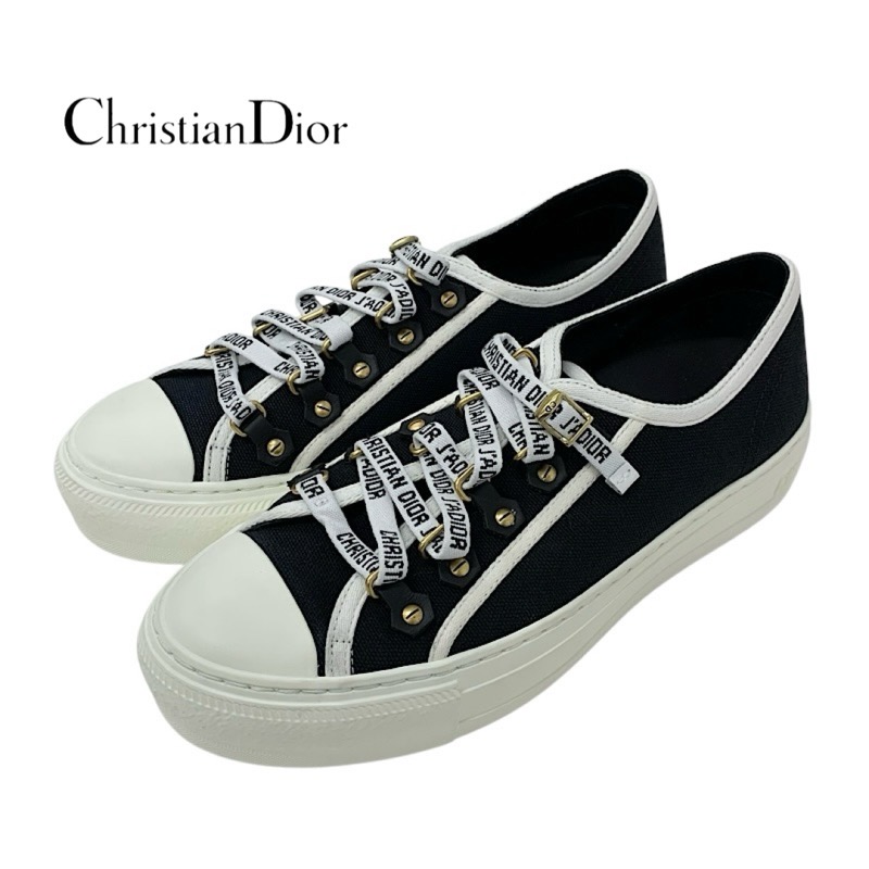 投稿記事「クリスチャンディオール WALK’N’DIOR キャンバス スニーカー ブラックを買取しました！」の商品画像