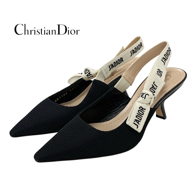 投稿記事「クリスチャンディオール J’ADIOR ファブリック スリングバック パンプス ブラックを買取しました！」の商品画像