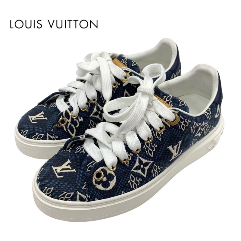 投稿記事「ルイヴィトン ファブリック since1854 タイムアウトライン スニーカー ネイビーを買取しました！」の商品画像