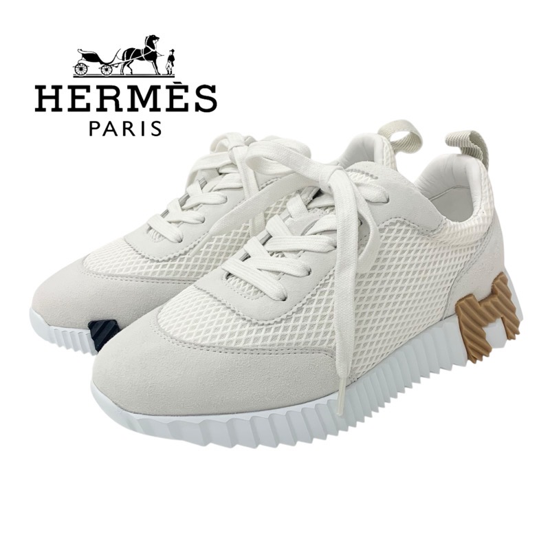投稿記事「エルメス バウンシング メッシュ スエード スニーカー ホワイトを買取しました！」の商品画像