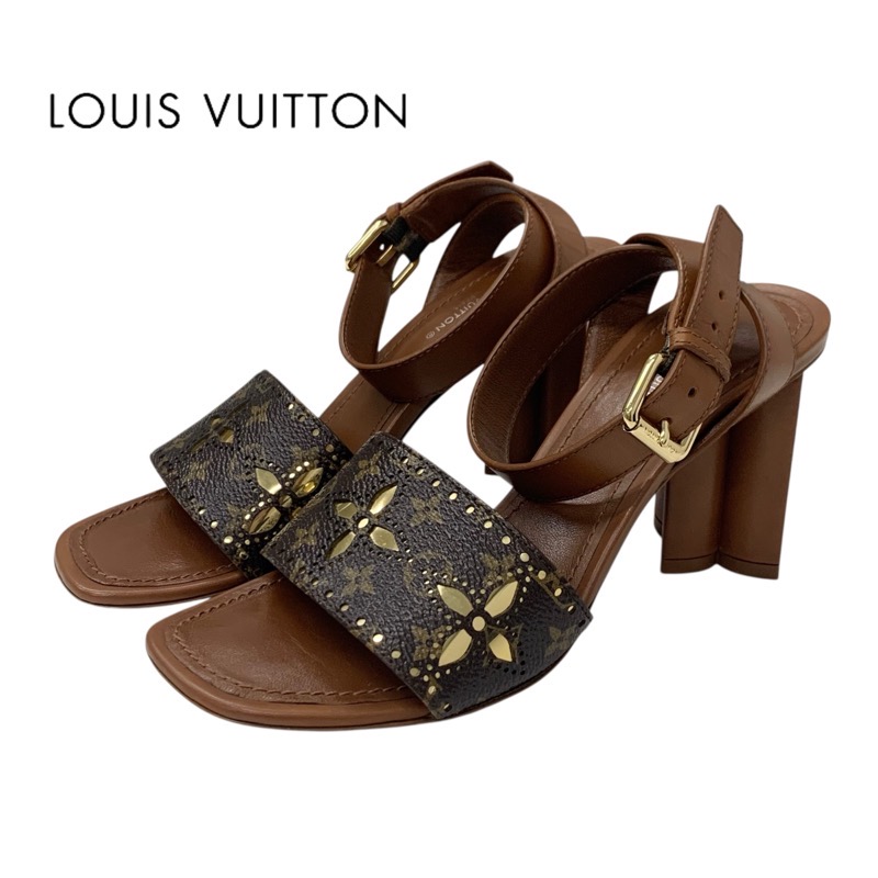 投稿記事「ルイヴィトン シルエットライン モノグラム レザー サンダル ブラウンを買取しました！」の商品画像