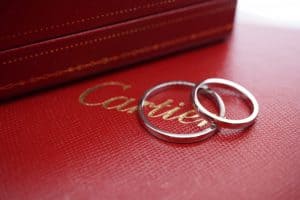 投稿記事「カルティエの結婚指輪を高価買取いたしました！」の商品画像