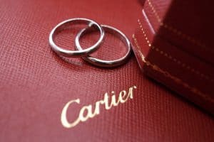 投稿記事「カルティエの結婚指輪を高価買取いたしました！」の商品画像