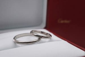 投稿記事「カルティエの結婚指輪を高価買取いたしました！」の商品画像