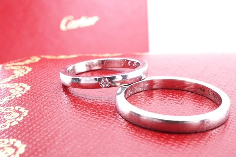 投稿記事「カルティエの結婚指輪を高価買取いたしました！」の商品画像