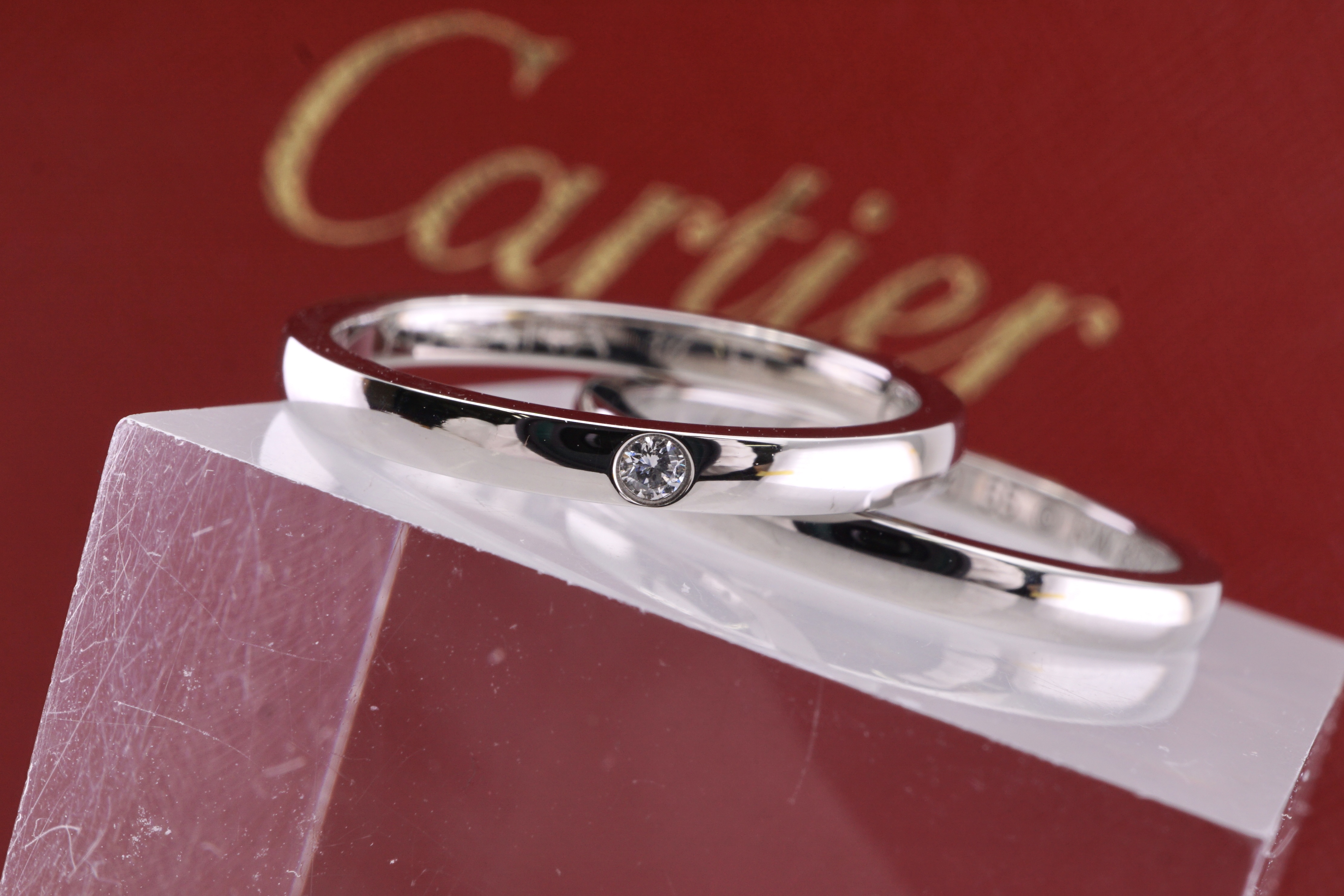 投稿記事「カルティエの結婚指輪 バレリーナ　ウェディングリングを高価買取いたしました！」の商品画像