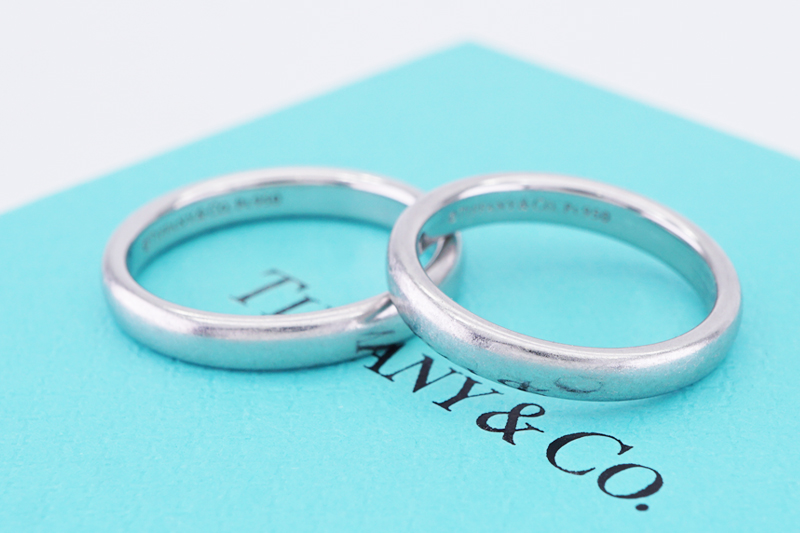 投稿記事「ティファニー ウェディングバンドリング ペア を買取しました！」の商品画像