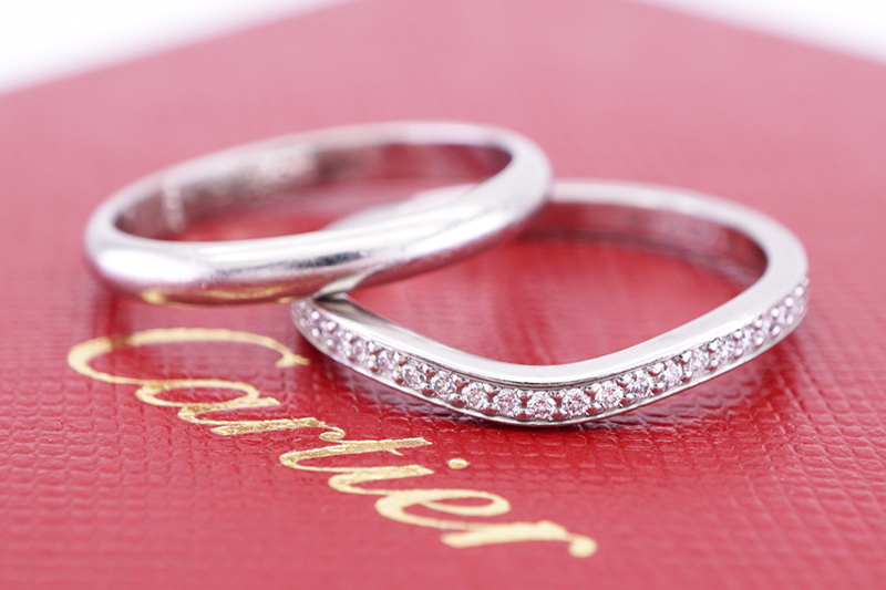 投稿記事「カルティエ バレリーナ/1895 ウェディングリング ペア を買取しました！」の商品画像