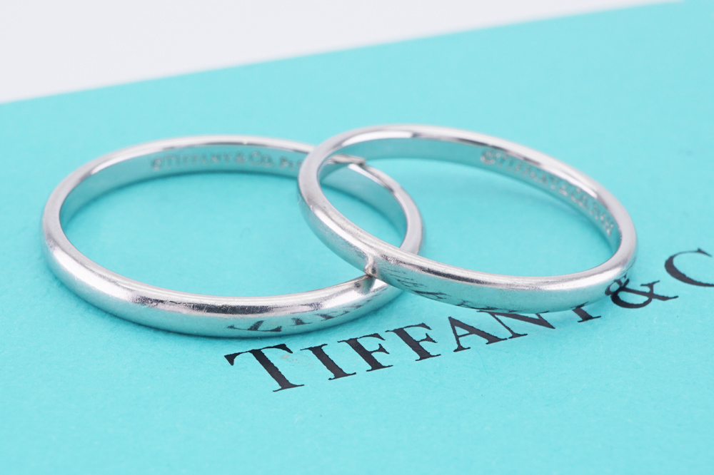 投稿記事「ティファニー マリッジリング ペア スタッキングバンドリング を買取しました！」の商品画像