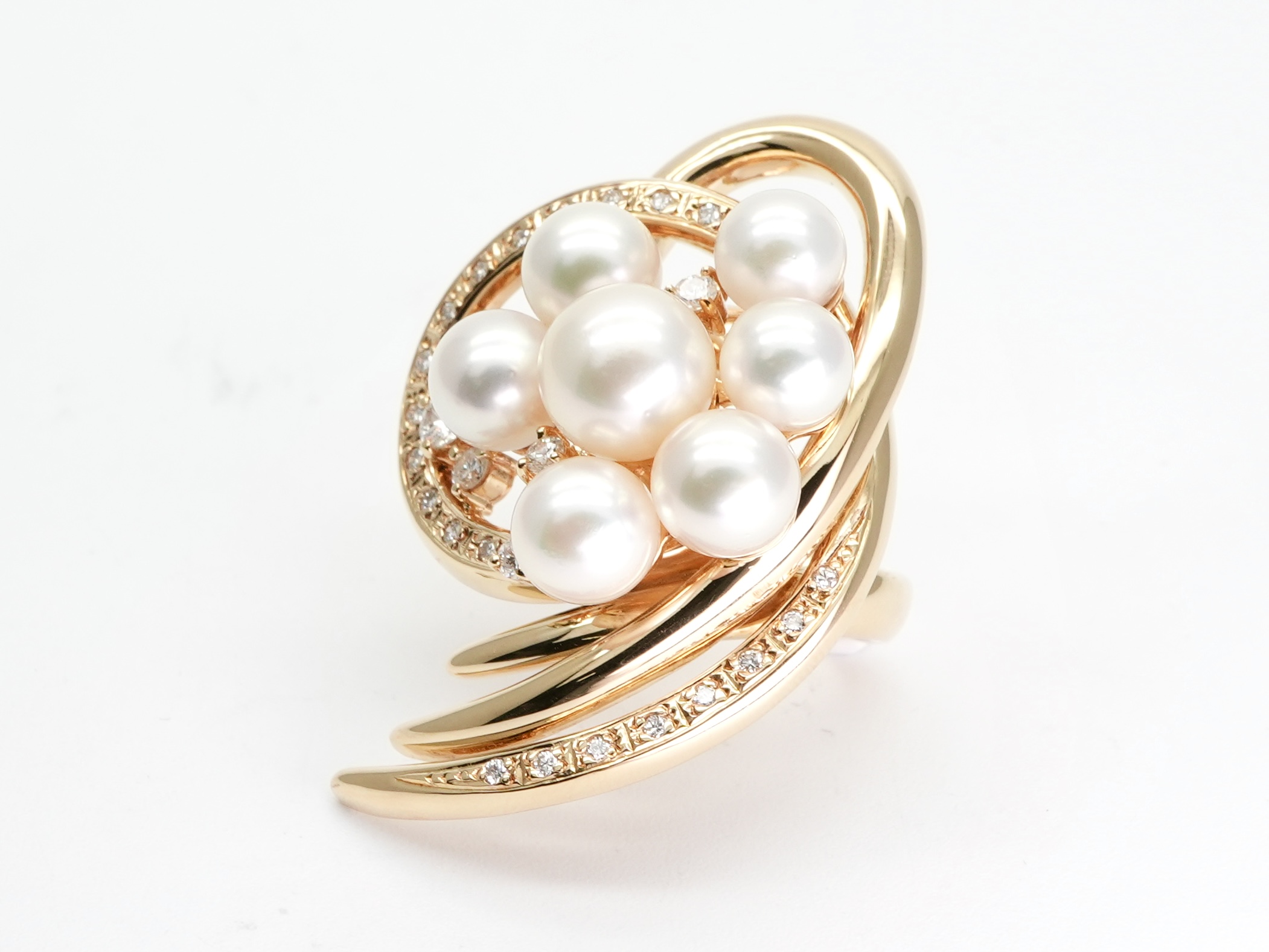 投稿記事「パール ダイヤ リング K18 0.60ctを買取しました！」の商品画像