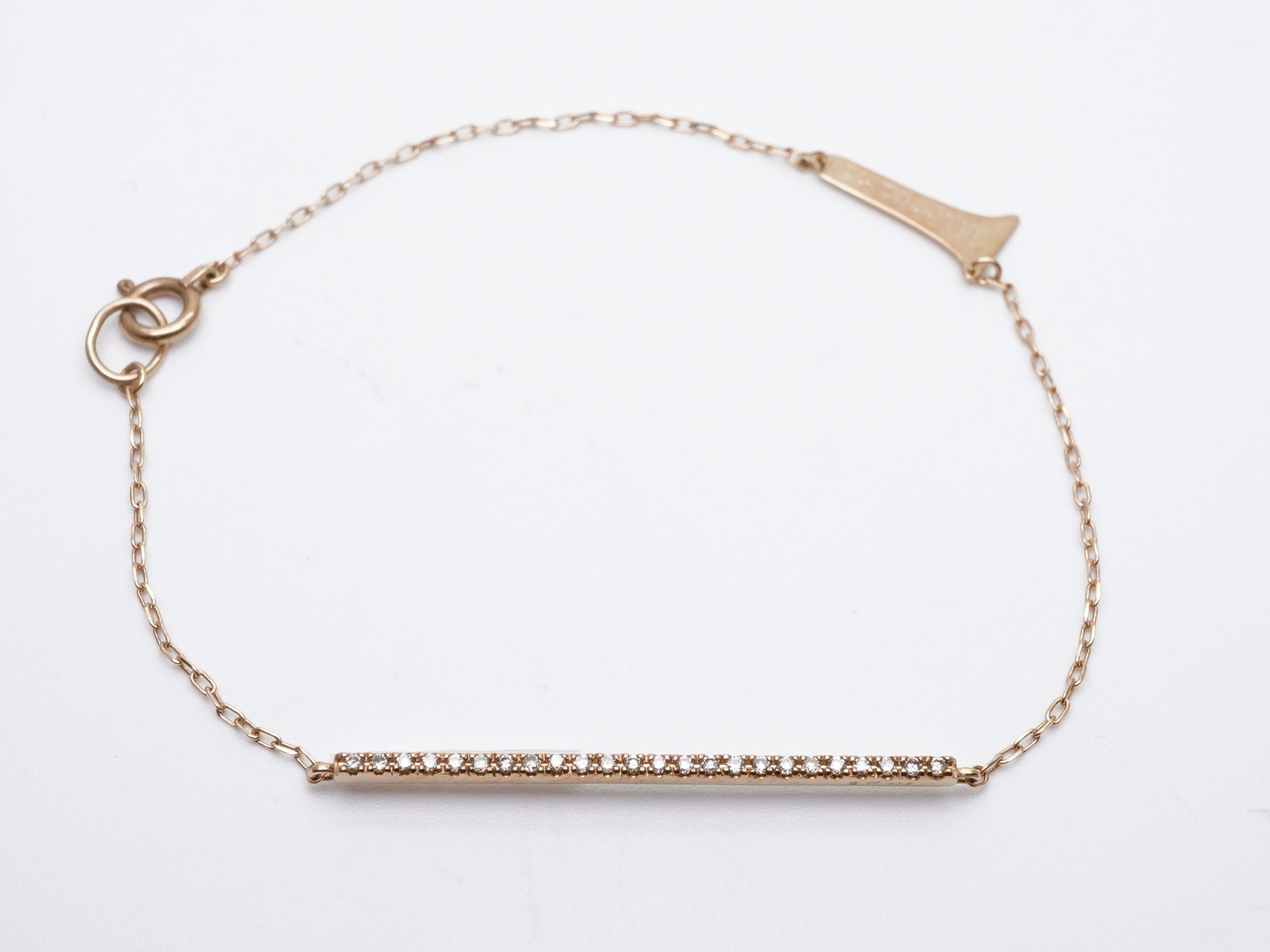 投稿記事「ヒロタカ Gossamer ロングバー ダイヤモンド ブレスレットを買取しました！」の商品画像