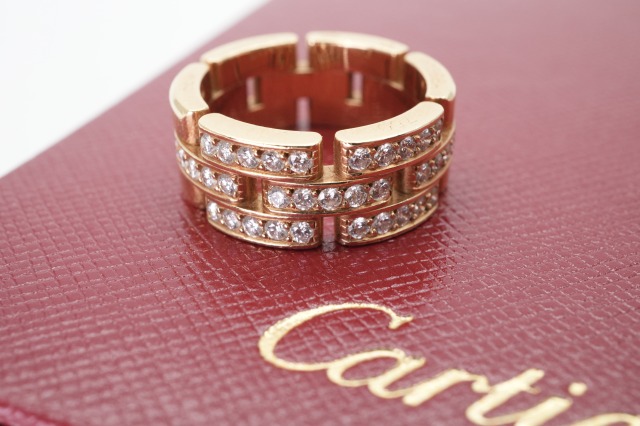 投稿記事「カルティエ マイヨンパンテール ハーフダイヤ リング を買取しました！」の商品画像