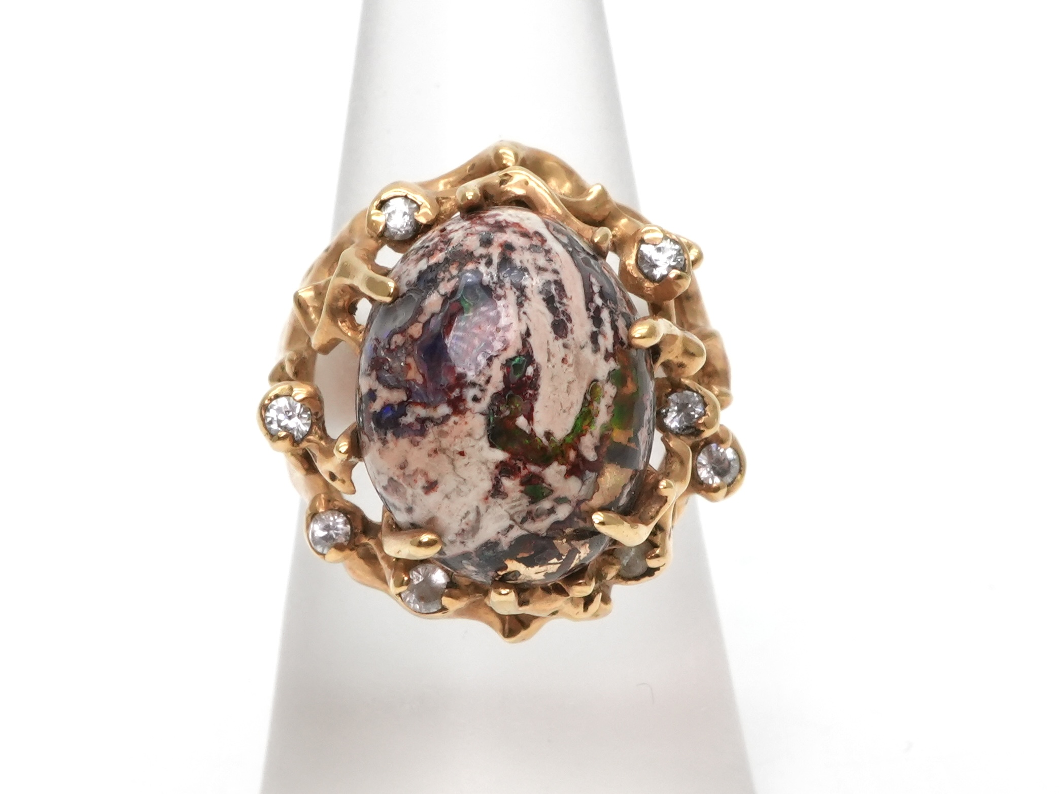 投稿記事「オパールダイヤリング K18を買取しました！」の商品画像