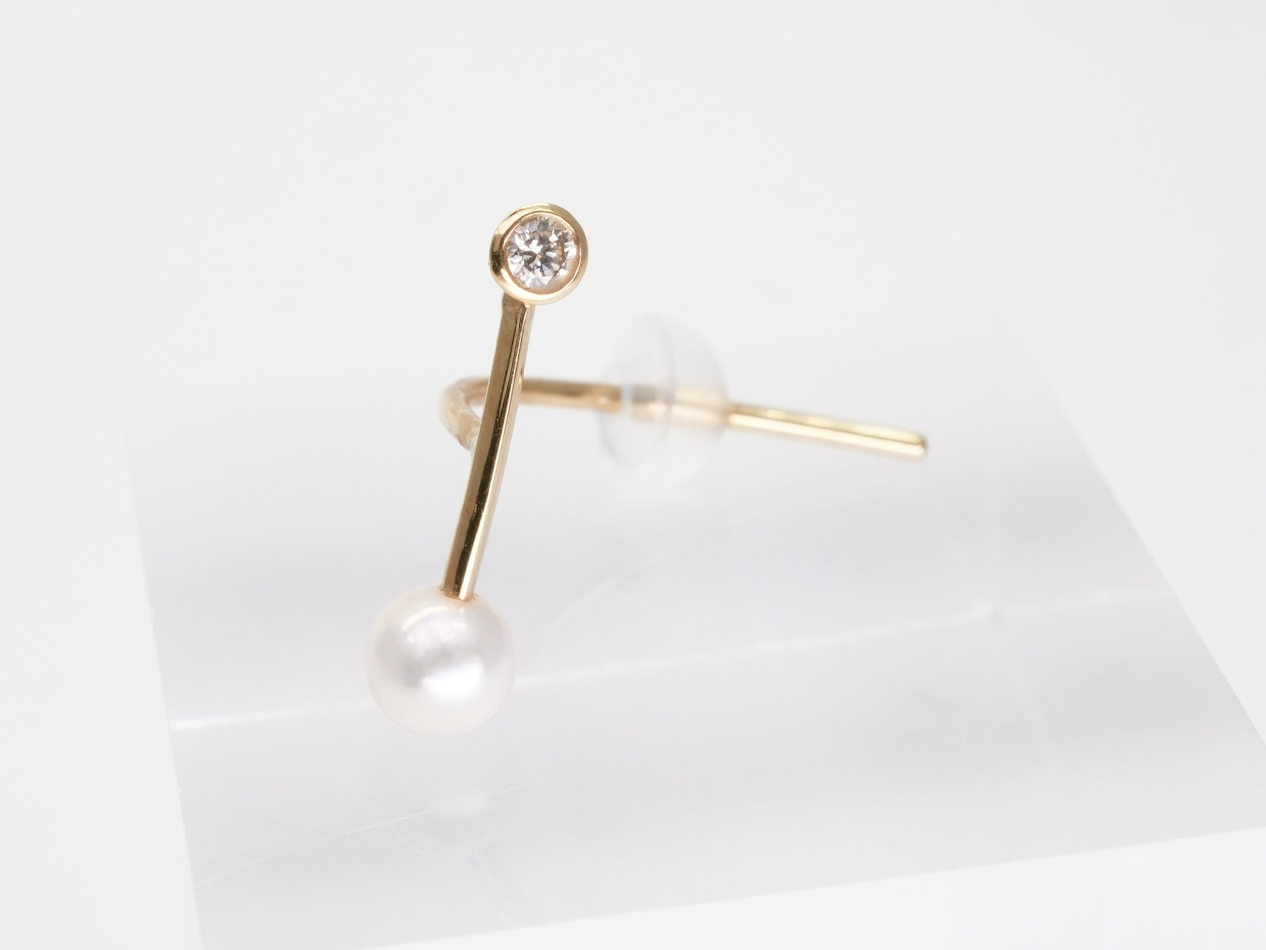 投稿記事「ヒロタカ パール ダイヤ ピアス を買取しました！」の商品画像