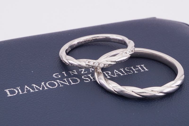 投稿記事「ダイヤモンドシライシ タイムレスラブ マリッジペアリングを買取しました！」の商品画像