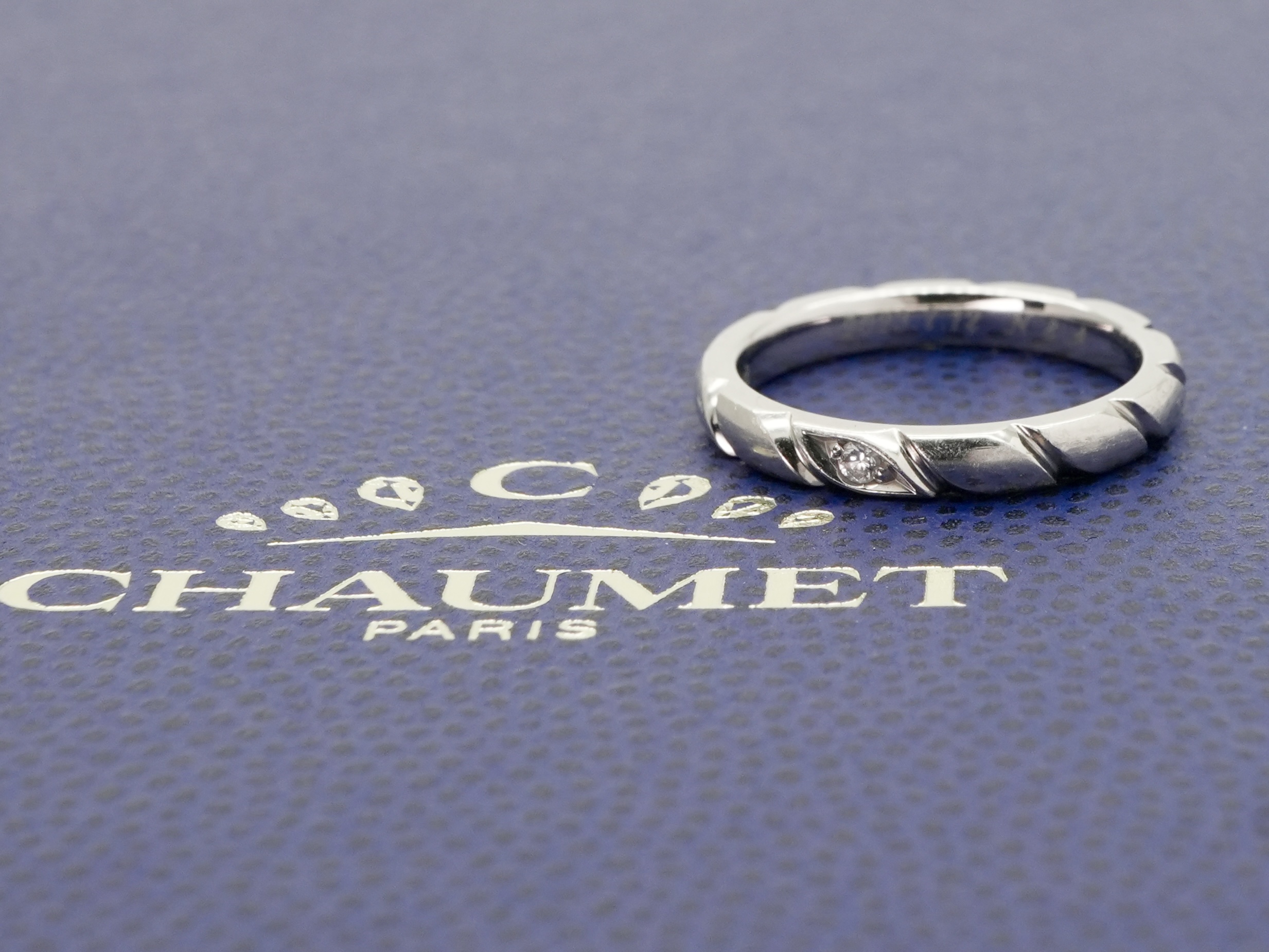 投稿記事「ショーメ トルサード 1PD ダイヤ リングを買取しました！」の商品画像