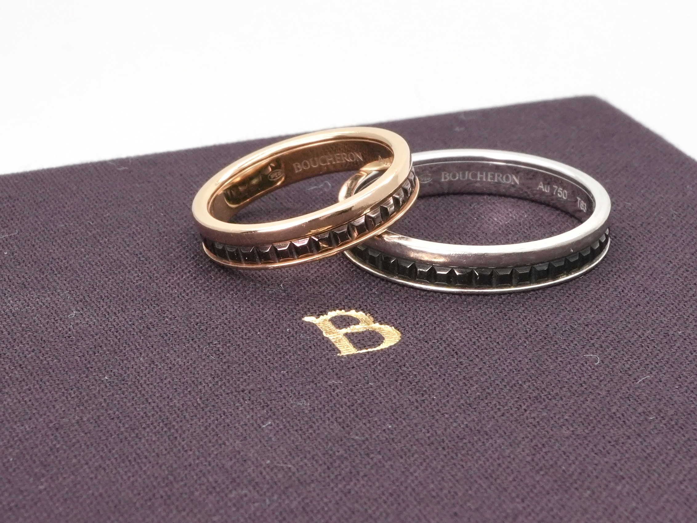 投稿記事「ブシュロン キャトル クラシック リング ペアを買取しました！」の商品画像