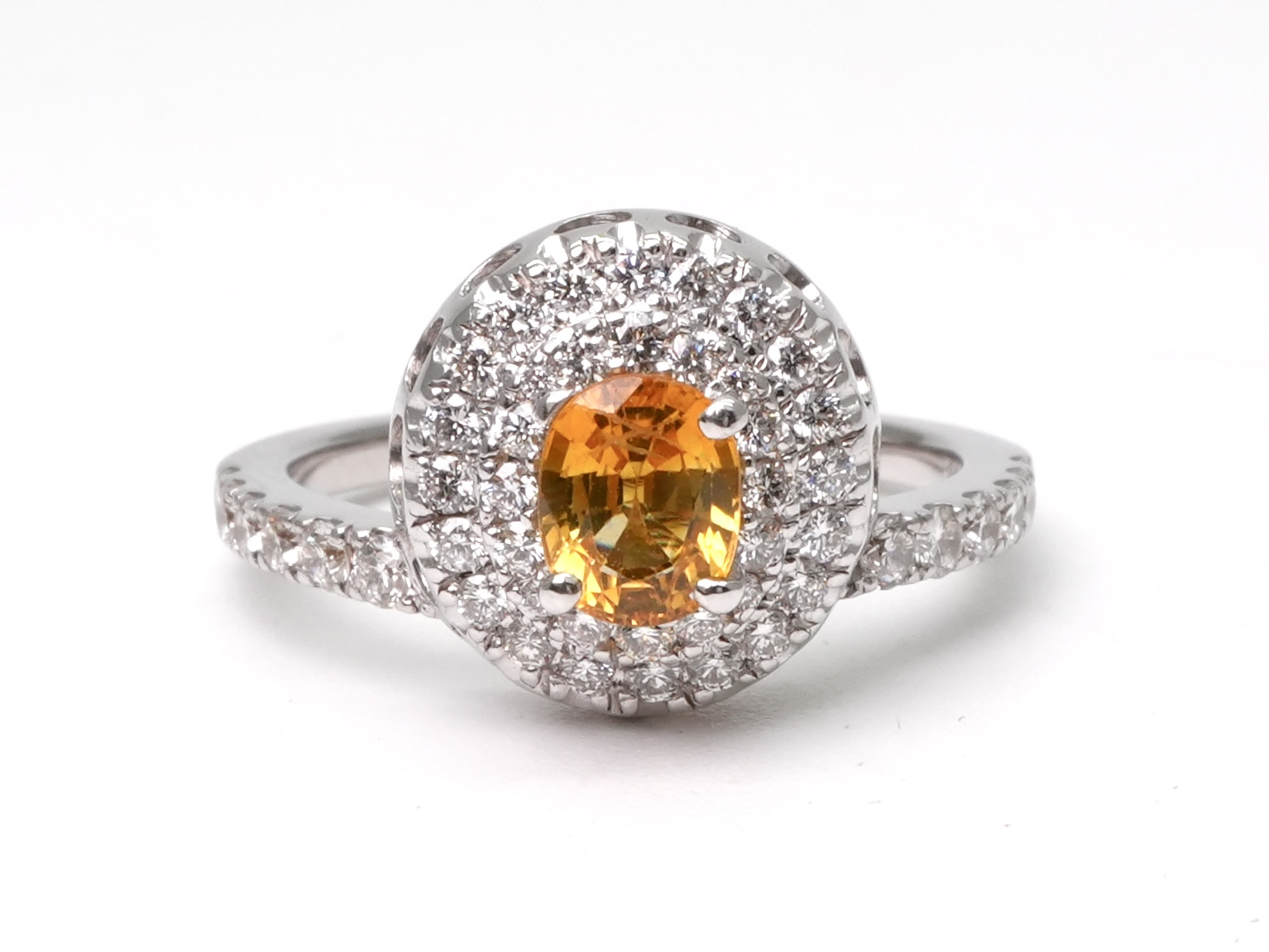 投稿記事「サファイア ダイヤ リング pt900 S3.02ct D1.3ctを買取しました！」の商品画像