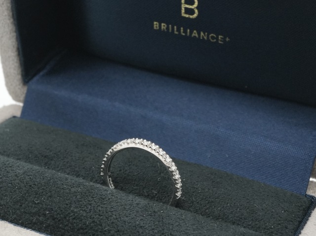 投稿記事「ブリリアンスプラス ハーフエタニティ ダイヤリング を買取しました！」の商品画像