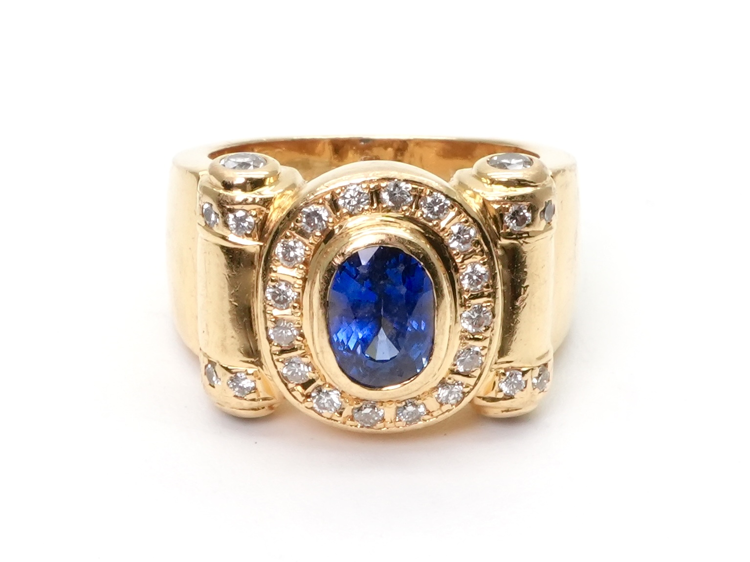 投稿記事「サファイア ダイヤ リング k18 1.86ct 0.6ctを買取しました！」の商品画像