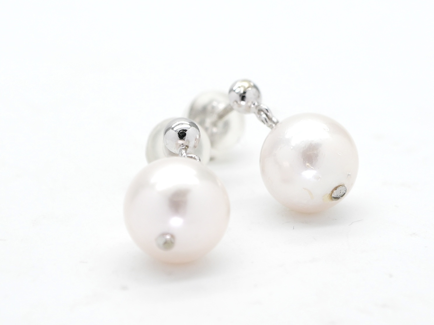 投稿記事「パール イヤリング K14WGを買取しました！」の商品画像