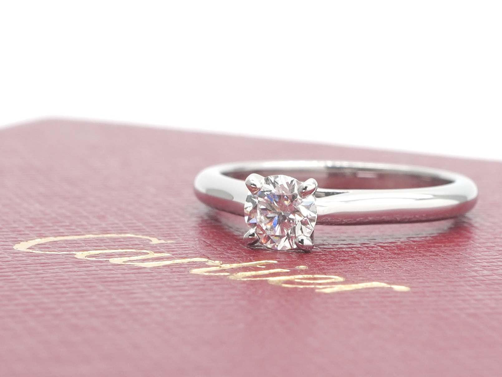 投稿記事「カルティエ 1895 ソリテール エンゲージリング ダイヤモンド 0.35ct Pt950を買取しました！」の商品画像