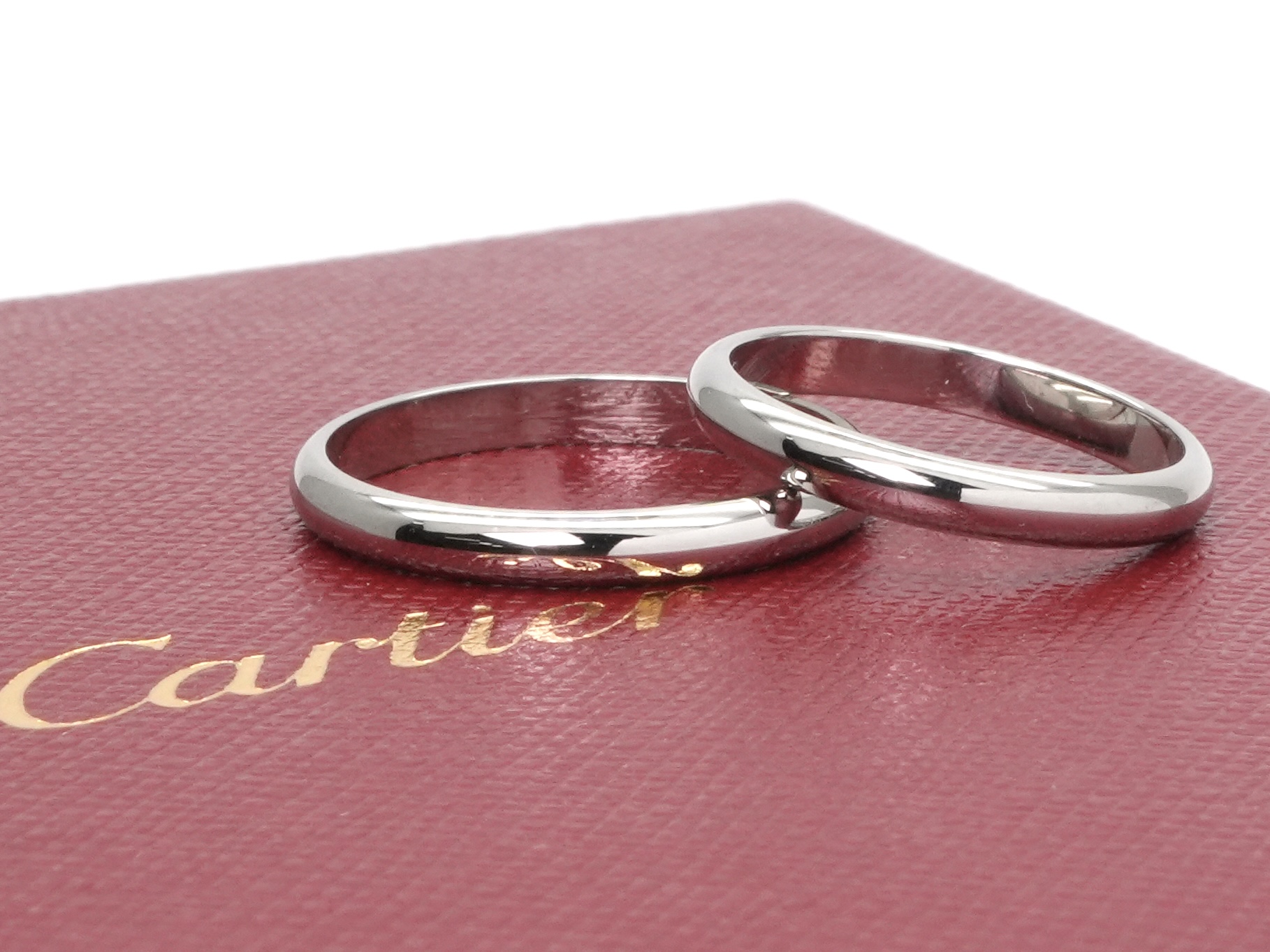 投稿記事「カルティエ 1895 ウェディング リング ペアを買取しました！」の商品画像