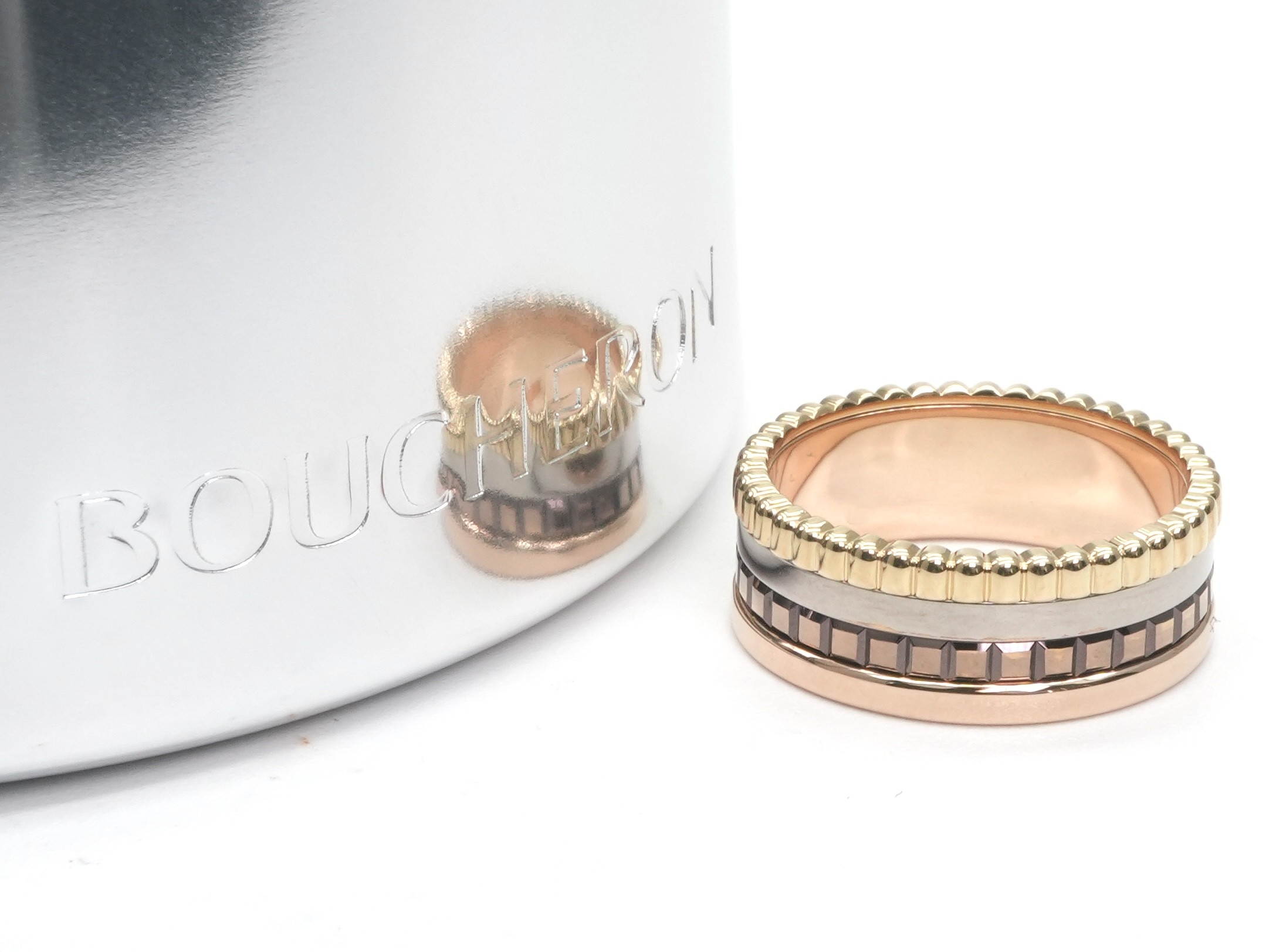 投稿記事「ブシュロン キャトル クラシック リング スモール K18を買取しました！」の商品画像