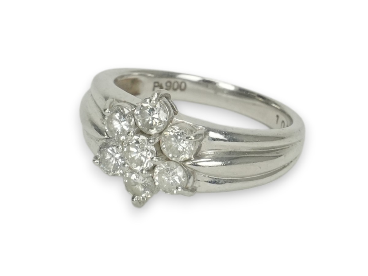 投稿記事「ダイヤモンド リング Pt900 1.00ct プラチナを買取しました！」の商品画像