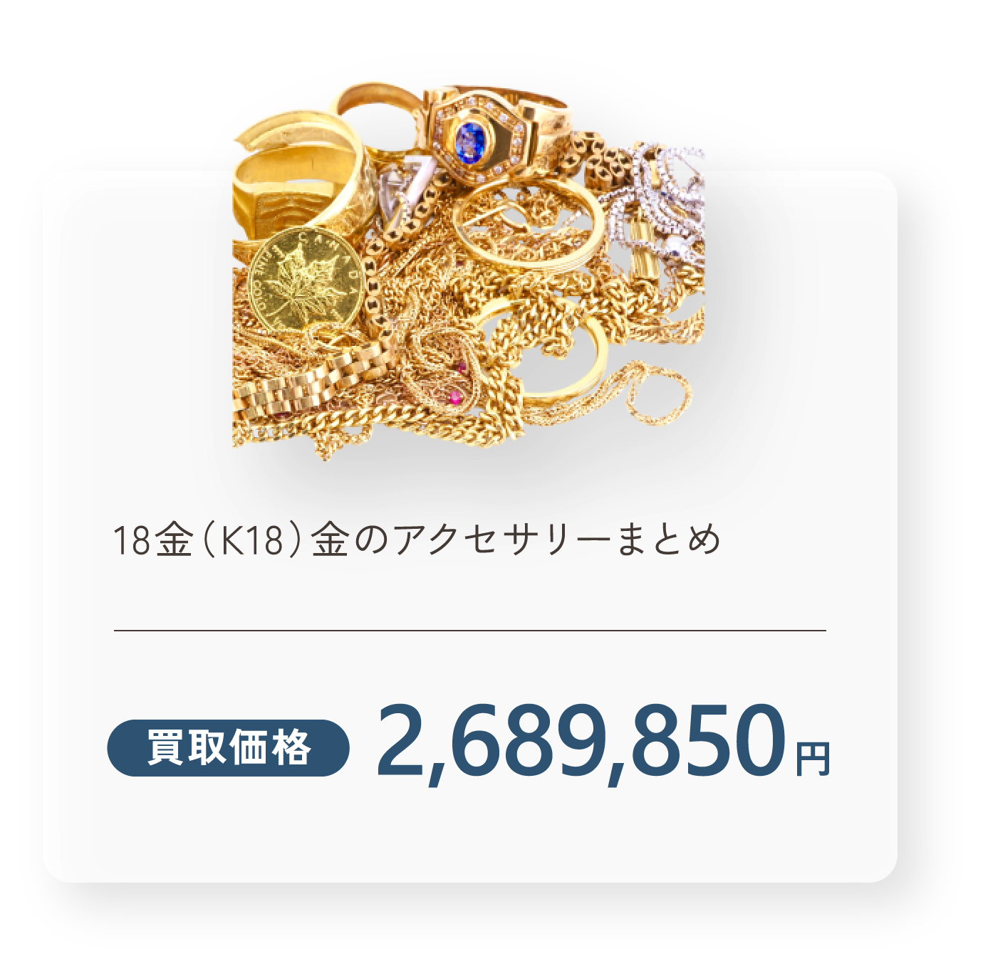 18金（K18）アメジストリング 買取価格150,000円