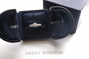 投稿記事「ハリーウィンストンの婚約指輪を高価買取いたしました！」の商品画像