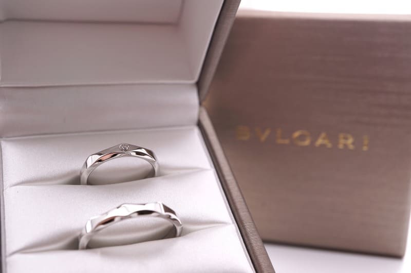 ブルガリの結婚指輪を高価買取いたしました 銀座でダイヤ買取を依頼するなら買取専門店おもいお 株式会社tieel