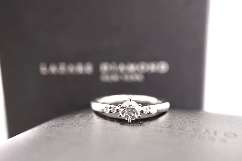 ラザールダイヤモンド LAZARE DIAMOND ドリルトン DORILTON  ダイヤリング 婚約指輪 エンゲージリング ダイヤモンド pt950 0.28ct