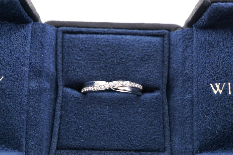 投稿記事「ハリーウィンストンの結婚指輪を高価買取いたしました！」の商品画像