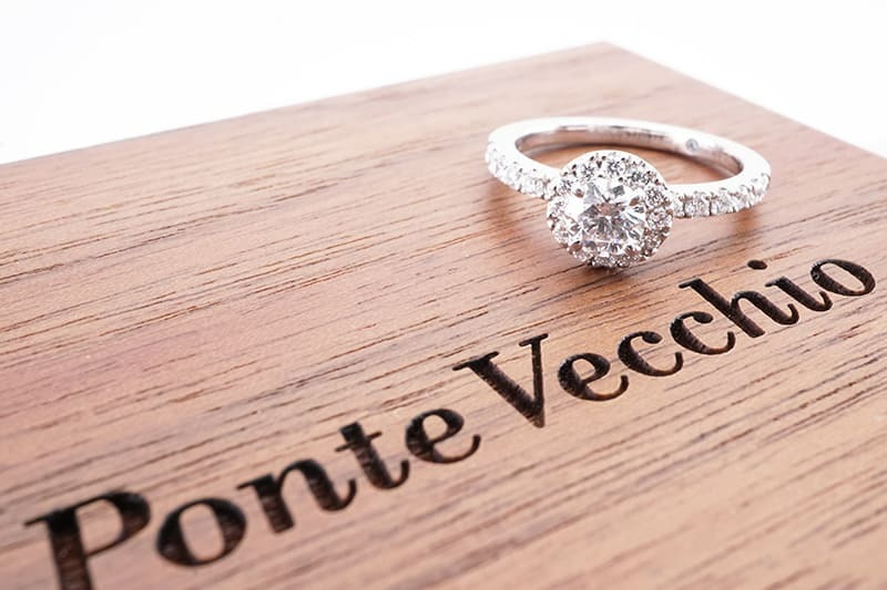 投稿記事「ポンテヴェキオの婚約指輪を高価買取いたしました！」の商品画像