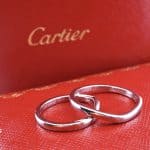 カルティエの結婚指輪を高価買取いたしました！