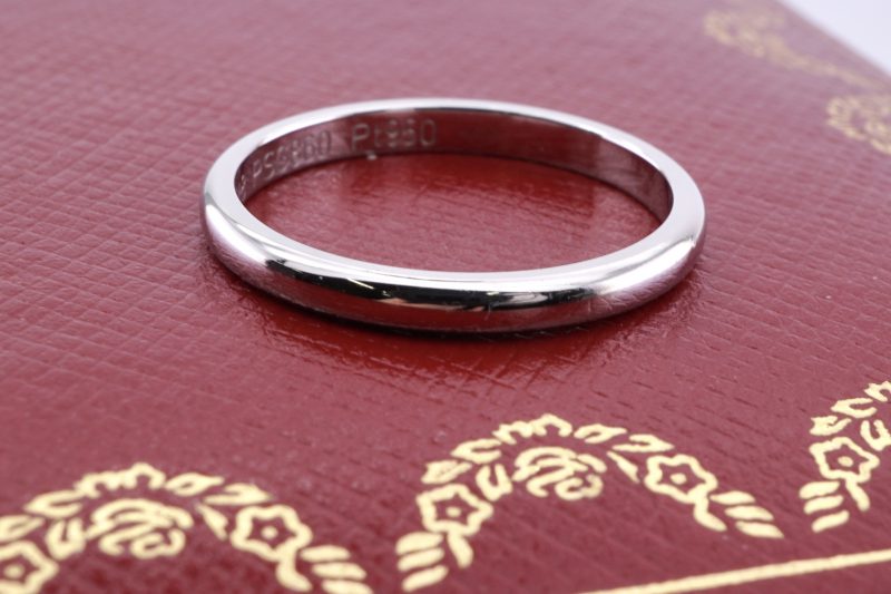 投稿記事「カルティエの結婚指輪1895プラチナリングを高価買取いたしました！」の商品画像