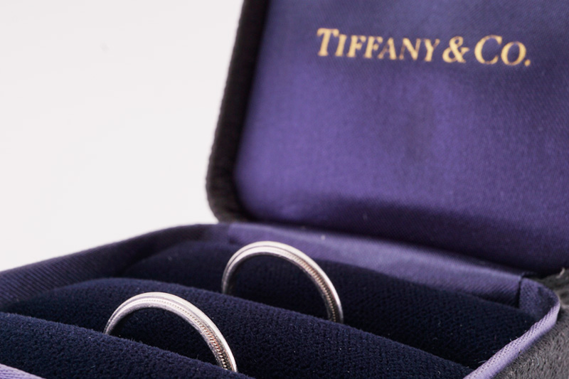 投稿記事「ティファニーのミルグレインバンドリング、ペアリング、結婚指輪を高価買取いたしました！」の商品画像