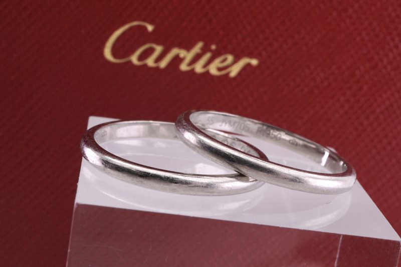 投稿記事「カルティエの結婚指輪、ペアリング、Cartier 1895 を高価買取いたしました！」の商品画像