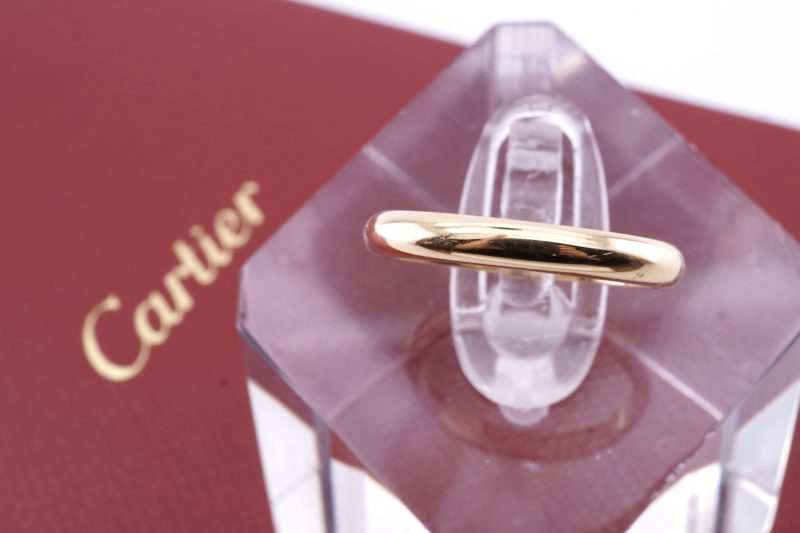 投稿記事「カルティエの結婚指輪Cartier1895リング、イエローゴールドを高価買取いたしました！」の商品画像