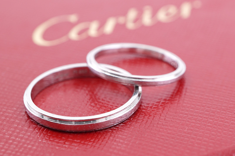 投稿記事「カルティエの結婚指輪、ペアリング、Cartier ダムール を高価買取いたしました！」の商品画像