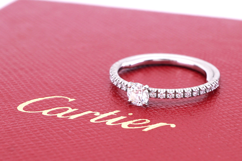 投稿記事「カルティエの婚約指輪、ダイヤモンドリングを高価買取いたしました！」の商品画像
