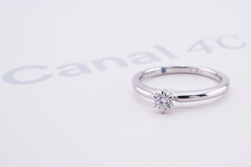 投稿記事「カナル4℃の婚約指輪を高価買取いたしました！」の商品画像