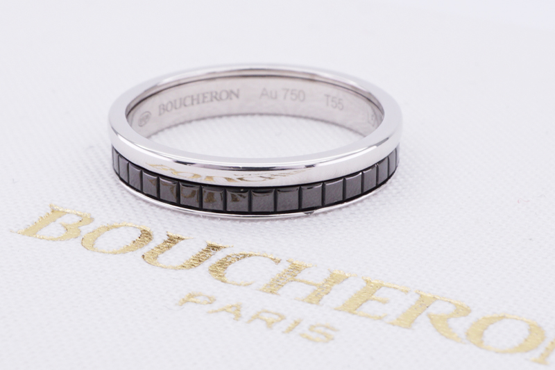 投稿記事「ブシュロン キャトル ブラック リング ハーフ を買取しました！」の商品画像