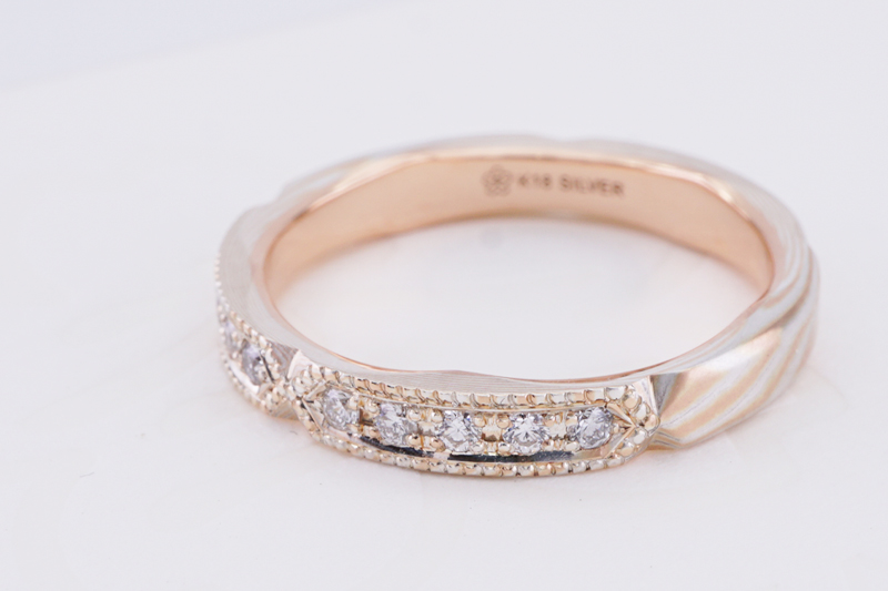 投稿記事「杢目金屋 桜あわせ マリッジ ダイヤリング を買取しました！」の商品画像