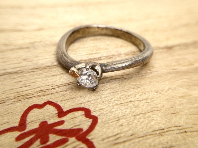 投稿記事「杢目金屋 ひとひら ダイヤリング を買取しました！」の商品画像