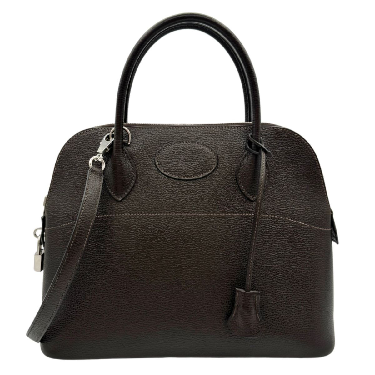 投稿記事「エルメス ボリード31 ヴァッシュリエジェ ダークブラウン系 シルバー金具を買取しました！」の商品画像